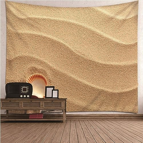 Aotiwe Wandtücher, Bohemian Wandbehang Bootssee, Schneeberg Weiß Braun Wandteppich aus Polyester Aesthetic Room Decor 350x256cm