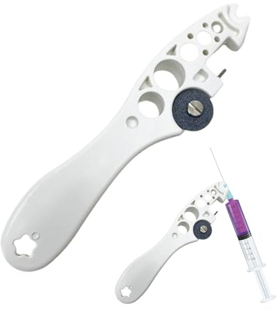 Niktule Krankenschwester Flaschenöffner,Glasampullenbrecher,Ampullen Flaschenbrecher,Tragbarer Pillenteiler,Ampullenflaschenschneider, Ampullenschneidegerät,Krankenschwester Ampullenbrecher