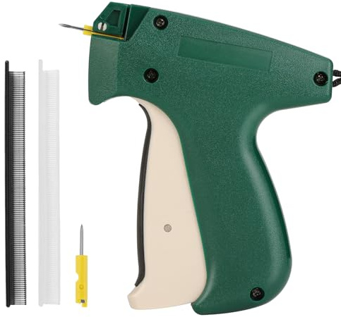 Tagging Gun for Clothing, Fine Stitch Mini Stitch Gun for Clothes,Stitch Quick Clothing Fixer Sewing Quilting Hemming Quick Stitch with 2 Needles,1500 Black & 1500 White Micro Fasteners