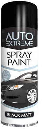 YSAMAX All Purpose Auto-Extreme Spray Paint, Matt Aerosol, Boast a Stunning Appearance, Long-Lasting Durability, Effortless Excellence, Black Matt, 250 ML, (1pcs)