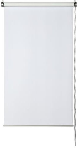 GARDINIA EASYFIX Rollo Premium zur Verdunkelung, Rollo ohne Bohren zum Kleben oder Klemmen, Blickdicht, Sichtschutz, Blendschutz, Inkl. Montage-Teile, Weiß, 90 x 150 cm (BxH)