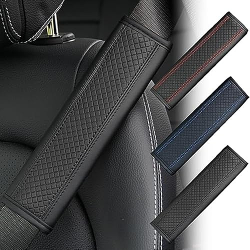 FNDYMNPG 2 Stück Gurtpolster für Kinderautositze, für Seat Leon FR Ibiza Cupra ateca Altea Ateca Sitzgurt Im Auto Kinder Und Erwachsene Weich Autogurtpolster,A