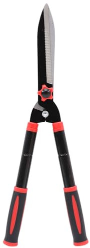 OFFSCH Cesoie Per Siepi Manuali Attrezzi Da Giardinaggio in Acciaio Impugnature Ergonomiche in Gomma Cesoie Per Arbusti e Piante Ornamentali Tagliasiepi Da Giardino