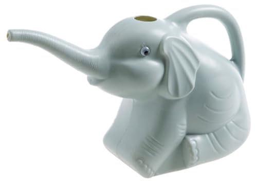 Divertido y creativo para niños Regadera adorable diseño de elefante para un fácil cuidado de las plantas (azul sabio)