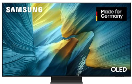 Samsung OLED S95F 77 Zoll (195 cm) 4K Fernseher, Antireflexion, NQ4 AI Gen3 Prozessor, OLED HDR Pro, Gaming Hub, Motion Xcelerator 165Hz, 4K Upscaling, Dolby Atmos, Samsung Vision AI Smart TV