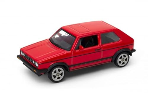 OPO 10 Modellino di Auto Compatibile con Volkswagen Golf 1 GTI, Scala 1:64, 7,5 cm (3 Pollici) Welly SUP36