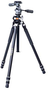 Vanguard VEO3+ 263AP – Trépied macrostatique & Monopode en Aluminium – Compatible avec Plusieurs Monopode – avec tête de Stylo, Adaptateur Multi-Montage, Pointes et Sac de Transport