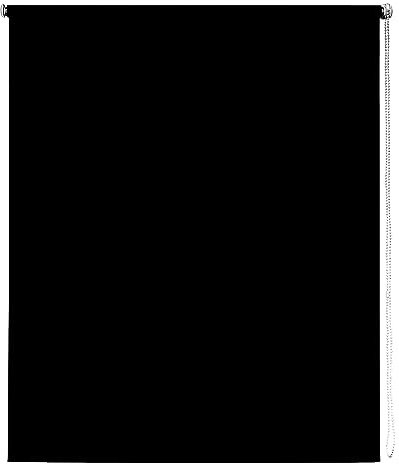 Made to Measure Thermal Blackout Blinds, Black, 165cm Drop - Cut to Fit Blackout Roller Blinds For Inside and Outside Recess Fitting Window Blinds of Multiple Colours by New Edge Blinds