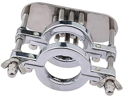 Bondage Masters CBT Balls Crusher Weighted Cock Ball Clamp with Adjustable Pain Screws
