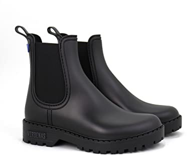 VERBENAS Botas Agua Gaudi Mate Negro-Negro