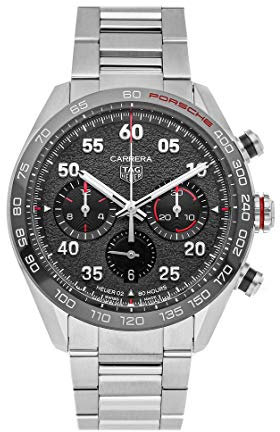 Tag Heuer Carrera CBN2A1F.BA0643 Porsche Édition spéciale chronographe Cadran gris automatique pour homme, Gris