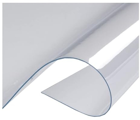 Hule Antimanchas Mantel Mesa Comedor y Mesa Cocina PVC Impermeable Transparente (140_x_220_cm, 30, Micrón, 30, Micrón, 30, Micrón, 220, Centímetros, 30.00, Micrón)