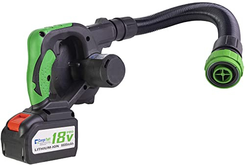 IDL Packaging G-PAM2 Inflation Tool for CargoTuff Dunnage Bags, Battery Powered, Portable - Powerful Inflator Tool with Rechargeable Batteries - Specially Made to Inflate Dunnage AirBags, Black