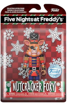 Funko Action Figure: Five Nights at Freddy's (FNAF) - Foxy Nutcracker - Sammlerstück - Geschenkidee - Offizielle Handelswaren - Für Jungen, Mädchen, Kinder & Erwachsene - Video Games Fans