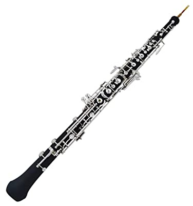 Oboe-Instrument C-Schlüssel Halbautomatischer Bakelitkörper Mit Versilberten Knöpfen Oboe Instrument