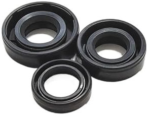 TROIOIUM Wellendichtring TC-8 * 12 * 13 * 14 * 15 * 16 * 18 * 19 * 20 * 22 * 23 * 25 * 26 * 28 * 30 * 34 * 3/4/5/6/7/8/9 Nitrilbeschichtete Doppellippe mit Strumpfbandfeder(Size:8x17x7mm 2pcs)