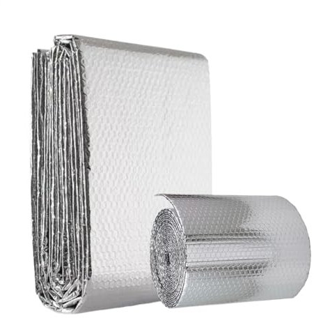 Heat Reflective Foil Insulation, Radiant Barrier Insulation, Aluminum Foil Thermal Insulation, Energy-Saving Insulation Foil, Heat Reflective Shield, Thermal Insulation Foil For Window RV Roof