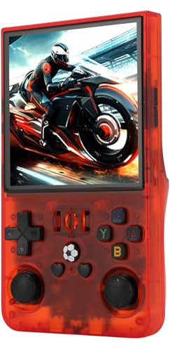 Console di Gioco Portatile retrò R36MAX, Console di Gioco Portatile con Display IPS da 4, Supporta 18000 Giochi e 60 Emulatori, Spazio di Archiviazione da 64/128 GB, Supporto