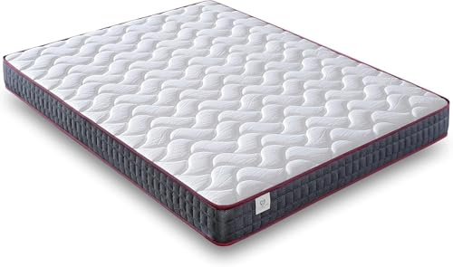 NATURELITS Madrass 200 x 200 Dubbelsidig Viskoelastisk vinter/sommar. Medium-MemorySens-fasthet. Anpassningsbar, hygienisk och andningsbar. Individuell Färg: Svart. Modell Månhöjd 22 cm