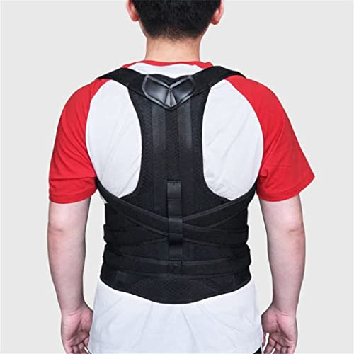 TTDGYYXW Correttore Universale e Allenatore in Vita Tutore per la Schiena Supporto per clavicola Arresto del piegamento Ingobbimento Allenatore Regolabile (Colore: Nero, Dimensioni: Codice S)