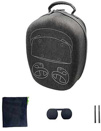 YROHGKPN Storage Bag Carrying Box with Lens Cover Belts for VR2 Headset Box with Inner Elastic Bands Accessories Storage Bags
