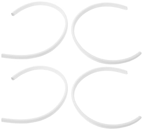 EXCEART Tappi Terminali per Grondaia in Gomma Resistente 3x2 Pollici, Set da 4 Pezzi Copertura Protettiva per Pluviali, Controllo Efficiente del Flusso D’acqua per Uso Residenziale