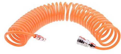 SGerste 5 x 8 mm 6/9/12 Meter Rücklaufschlauch Luftkompressor Rohr nützlich für Kompressor-Luftwerkzeuge, Orange, 6 m