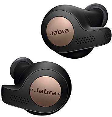 Jabra Elite Active 65t – True Wireless In-Ear Sport Kopfhörer mit Passive Noise Cancellation – Mit Fitnesstracking über Bewegungssensoren – Kupfer/Schwarz