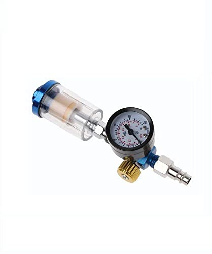 Fasizi AFR2000 Luftdruckregler Wasserabscheider Falle Filter Airbrush Kompressor mit Armaturen MPA Manometer Kombination
