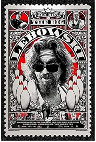 Poster The Big Lebowski Vintage-Filmplakat, Wandkunst, Bilder, Leinwand, Malerei, Poster Und Drucke, Heimdekoration 50X70Cm Kein Rahmen