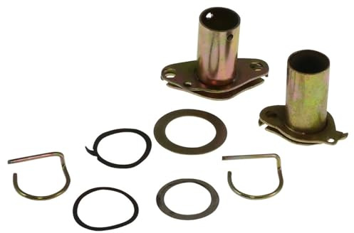 UNI AUTO Schaltzug-/Gaszugrollen-Set 24 mm kompatibel mit Vespa V50, Rally | Ohne Lenkerblinker; kompatibel mit Vespa GT, 125 Super und 125 TS; Stahl verzinkt, für Gas-/Schaltrohr, 24 mm, inkl. Feder