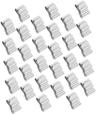 iplusmile 100pièces Clips Câbles Photovoltaïques Acier Inoxydable Serre-câbles Pour Fixation Fils Panneaux Solaires Module Gestion Câble Et Stable