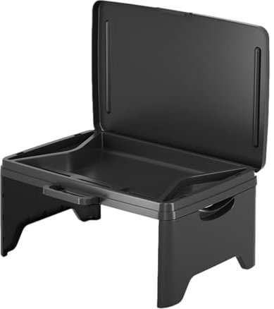 Laptopbord för sängbord | Justerbart knäbord | Bärbart bilstolsbord | Multifunktionellt sängskrivbord för bärbar dator, fällbart knäbord för prylar, soffbricka för bärbar dator och mat