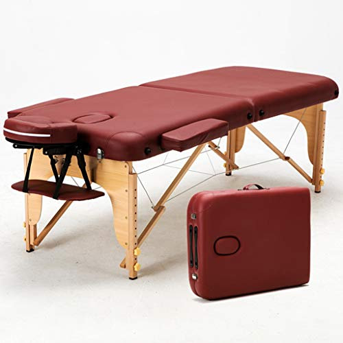 CAFIEDR Salon- und Spa-Tische, 2-teilig, tragbare Massageliege, Couchbett, faltbar, mit Kopfstütze, Armlehne, Handpalette für Reiki