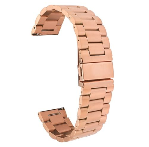 Cinturino for orologio generale 18mm 20mm 22mm 24mm Cinturino in acciaio inossidabile Cinturino in metallo for orologio da donna Uomo Sostituisci cinturino da polso Accessori for orologi(Rose Gold,24m