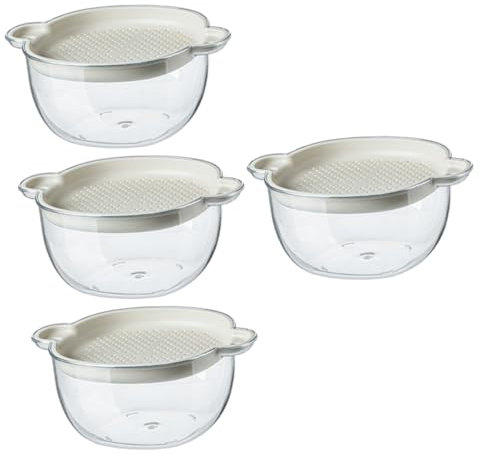 Amosfun 4 Piezas Cesta Escurridor De Cocina Escurridor Doméstico Colador De Cocina Colador De Plastico De Frutas Cesta De Lavado De Frutas a De El Plastico Reutilizable