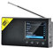 Radio DAB con Display LCD da 2,4 Pollici, Radiosveglia BT Ricaricabile per Ricevitore da Viaggio per Casa e Ufficio per Regno Unito, Germania, Italia 9 Lingue