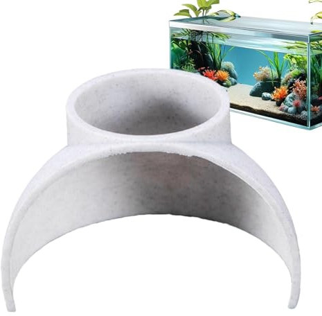 Poludatly Fish Tank Caves, Fish Tunnel For Aquarium, Aquarium Underground Tunnel, Fish Tank Toys Ornament, Corner Aquarium Cave, Shrimp Tank Accessories, Aquarium Decor