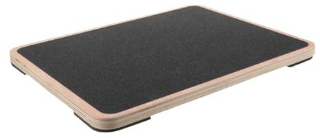 POPETPOP Balanceboard Balance Wippe Holz Quadratisch Stabilität Koordinationstraining Für Erwachsene Yoga Fitness Sportgerät