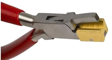 Bow Closing Ring Bending Pliers, 12.7 cm, Brass Jaws, Jewellery Making Forming Tool