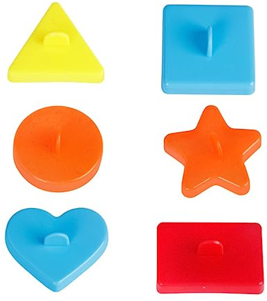 WEKAMOS 12Pcs Sand Molding Set for Animal and Geometric Models Play Tools for Summer Beach and Outdoor Creative Fun Random Color