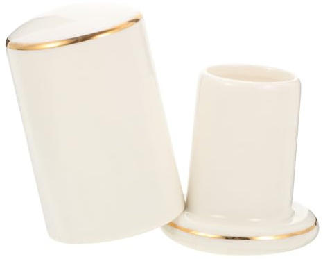 BRIGHTFUFU Dispensador de Palillos de con Tapa Protectora Anti-Polvo Compacto y Ligero para Hogar Restaurante y Hotel Porta Palillos Decorativo y Funcional
