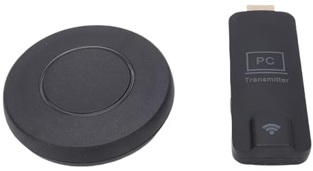 Gugxiom Trasmettitore HDMI Wireless e Decodifica 4K 4K, Output 1080p Plug e Riproduzione del Kit di Estensione HDMI Wireless per Il Progetto HDTV per Laptop PC