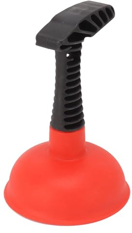 Wakects Mini Plunger, Compact and Convenient Design, Quick and Efficient Unclogging for Toilets, Bathtubs, Showers, and Kitchen Sinks, with Non Slip Handle (A)