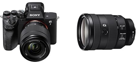 Sony Alpha 7 IV Vollformat Systemkamera mit 28-70 mm f/3.5-5.6 II – 33 MP, Echtzeit-Autofokus, 10 B/s, 4K 60p Video, Touchscreen + 24105G
