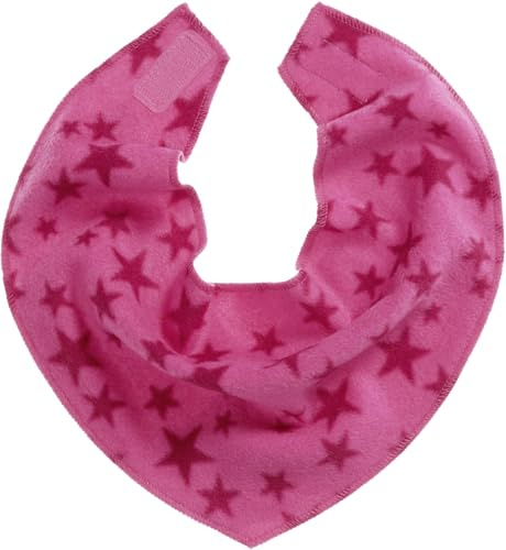 Playshoes Unisex Kinder Fleece-Halstuch Winter-Schal, pink Sterne, one size