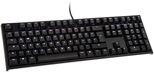 Ducky One 2 PBT Gaming mit Hintergrundbeleuchtung, MX-Blue, weiße LED – sc