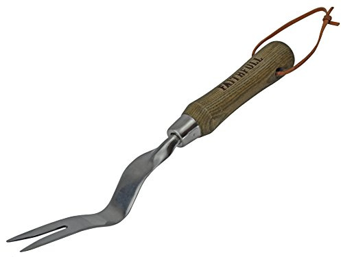 Faithfull Tools FAIPRESHGRUB Prestige - Sarchiatore manuale in acciaio INOX con manico in frassino, 2,5 x 31,5 x 3 cm, colore: Blu