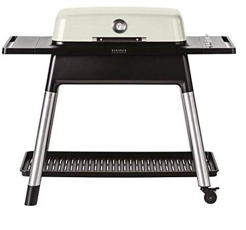 Barbecue Everdure a Gas FURNACE™ by Heston con 3 fuochi colore Pietra con termometro integrato, ruote e manopole resistenti