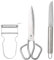 BERGNER Q3447 Juego de 3 Utensilios de Cocina en Acero Inoxidable colección Helpy
